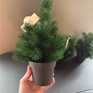 Miniature Green Holiday Pine Trees